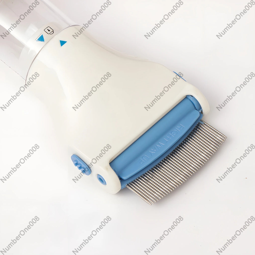 Electric Suction Flea Comb Efficient Cleaning Removing Lice Automatic Clean Comb with Dense Teeth for Dog/Cat Pet Grooming Tool